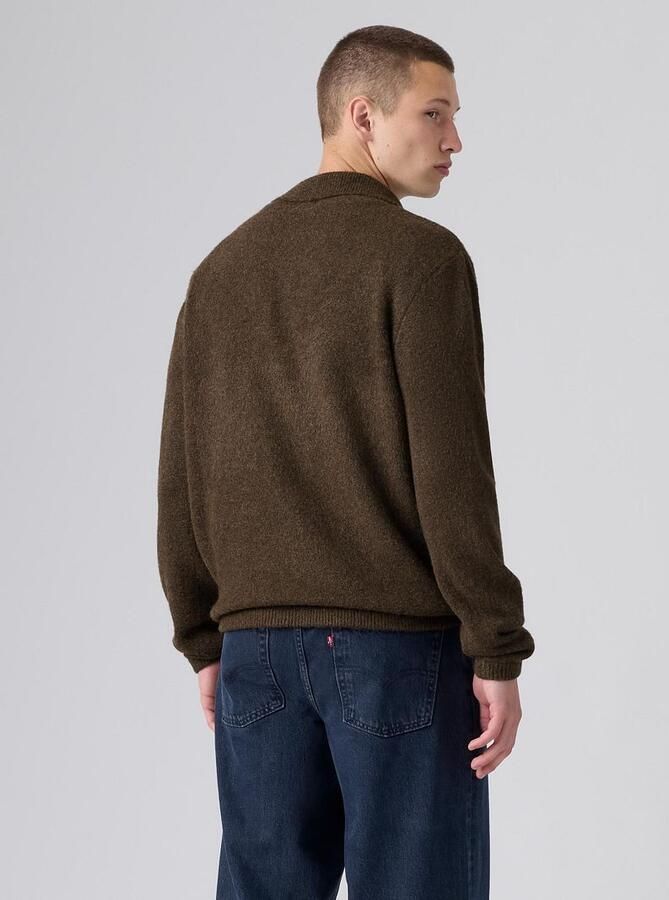 Levi's Regular fit schipperstrui van zuivere katoen met borstzak - Foto 4
