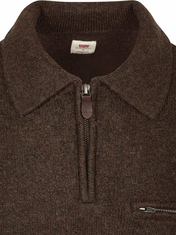 Levi's Regular fit schipperstrui van zuivere katoen met borstzak - Foto 3