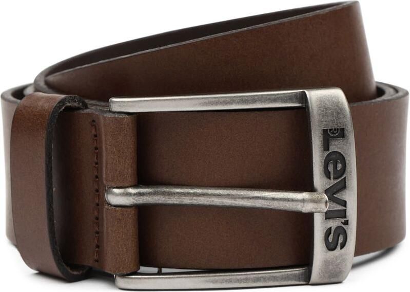 Levi's Leren riem NEW DUNCAN met een gestempeld logo op de gesp - Foto 9
