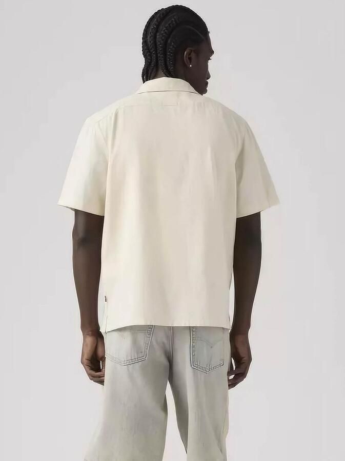 Levi's regular fit vrijetijdsoverhemd van mix van katoen en linnen model 'SUNSET' - Foto 5
