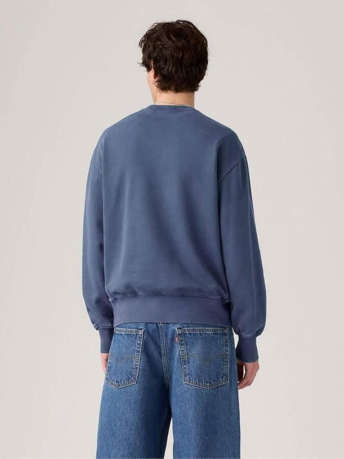 Levi's Sweater Levis A9244 0002 AUTHENTIC CREW-SARGASSO SEA - Foto 5
