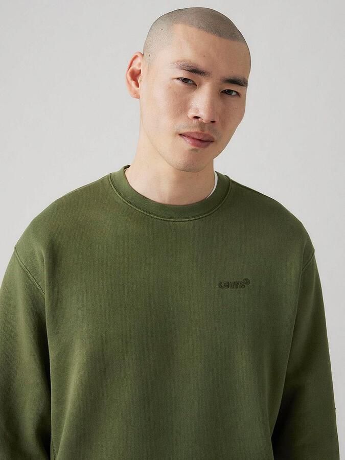 Levi's Sweater Authentic Logo Olijfgroen - Foto 4