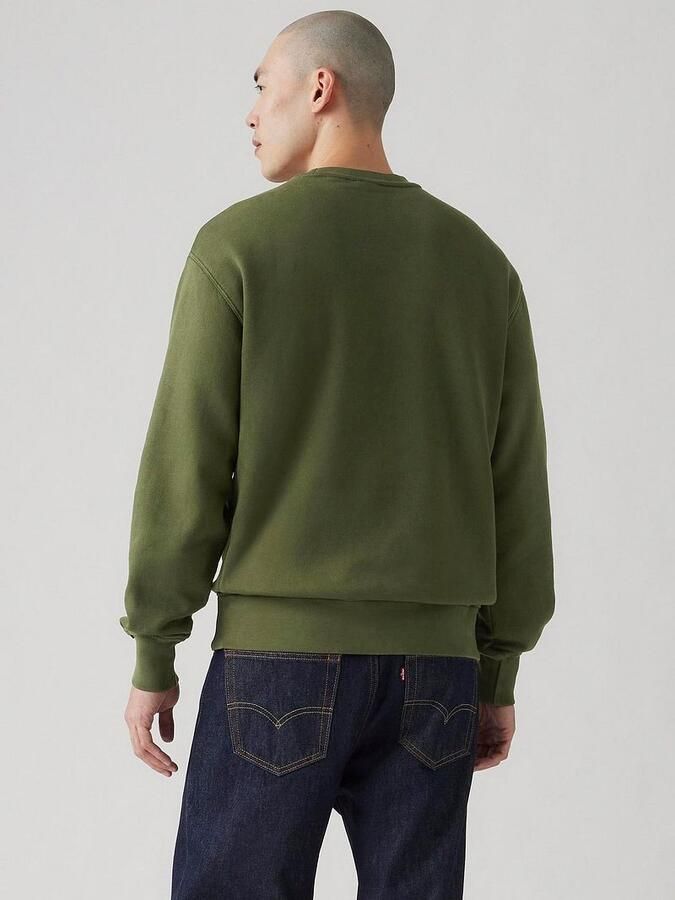 Levi's Sweater Authentic Logo Olijfgroen - Foto 5