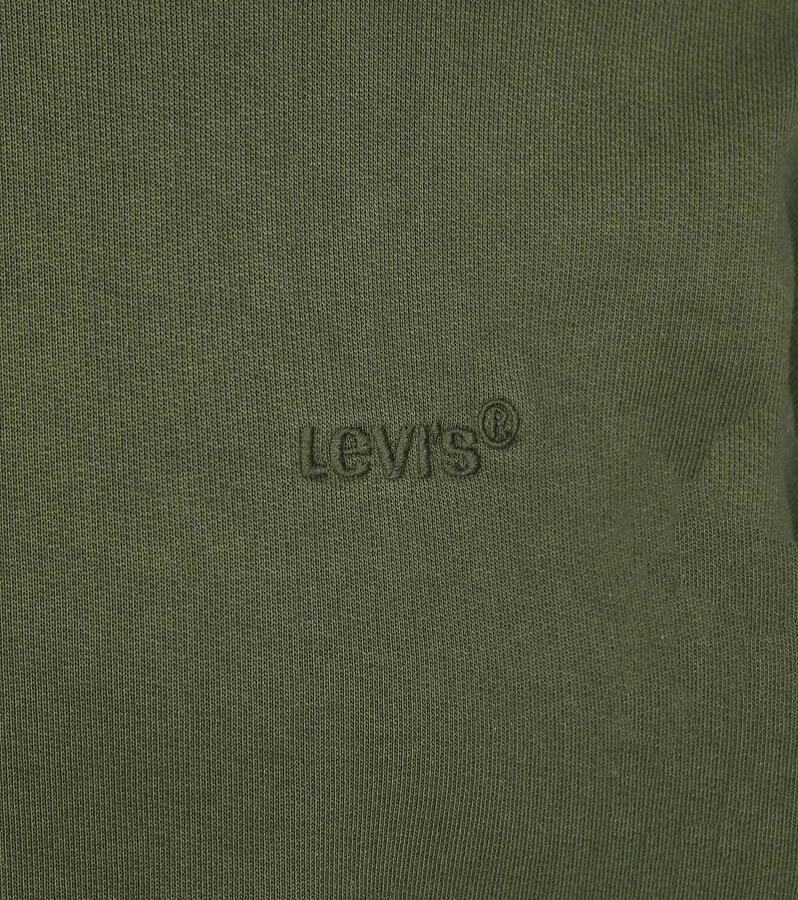 Levi's Sweater Authentic Logo Olijfgroen - Foto 3