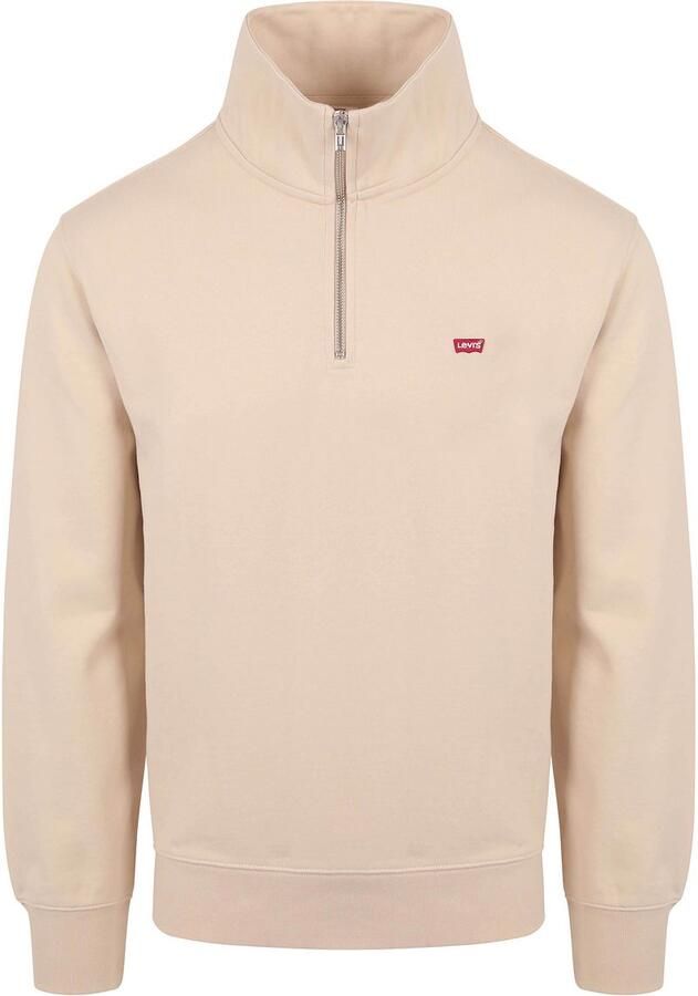 Levi's Sweatshirt ORIGINAL HM 1 4 ZIP met troyer-kraag en logo-borduring - Foto 3