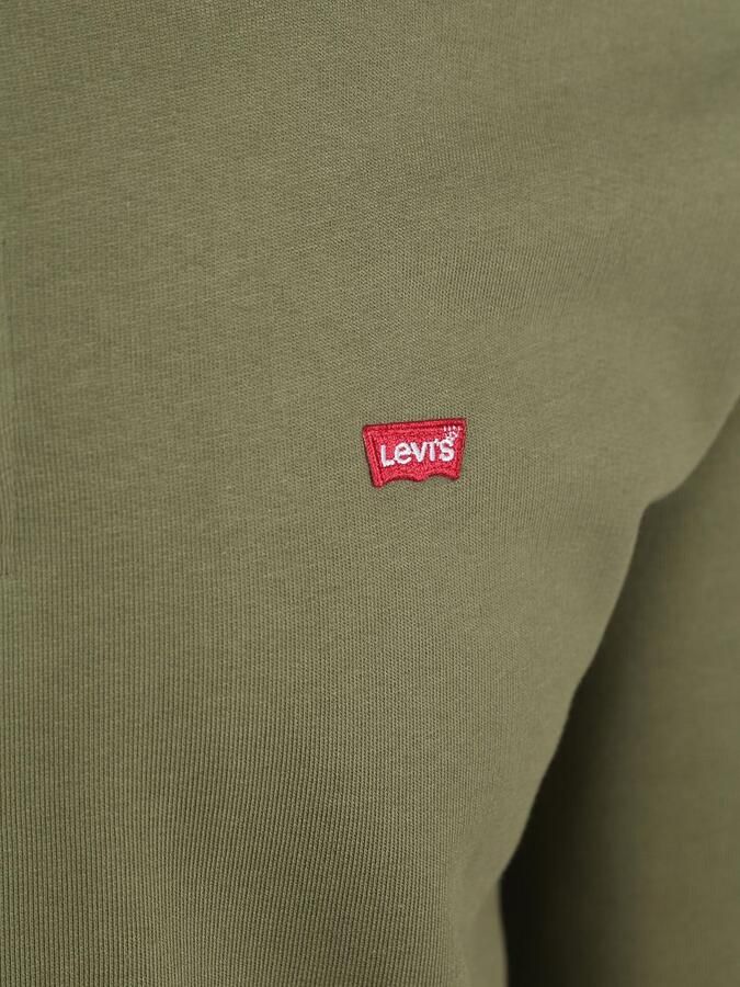 Levi's Sweatshirt ORIGINAL HM 1 4 ZIP met troyer-kraag en logo-borduring