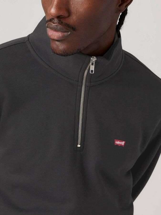 Levi's Sweatshirt ORIGINAL HM 1 4 ZIP met troyer-kraag en logo-borduring - Foto 6
