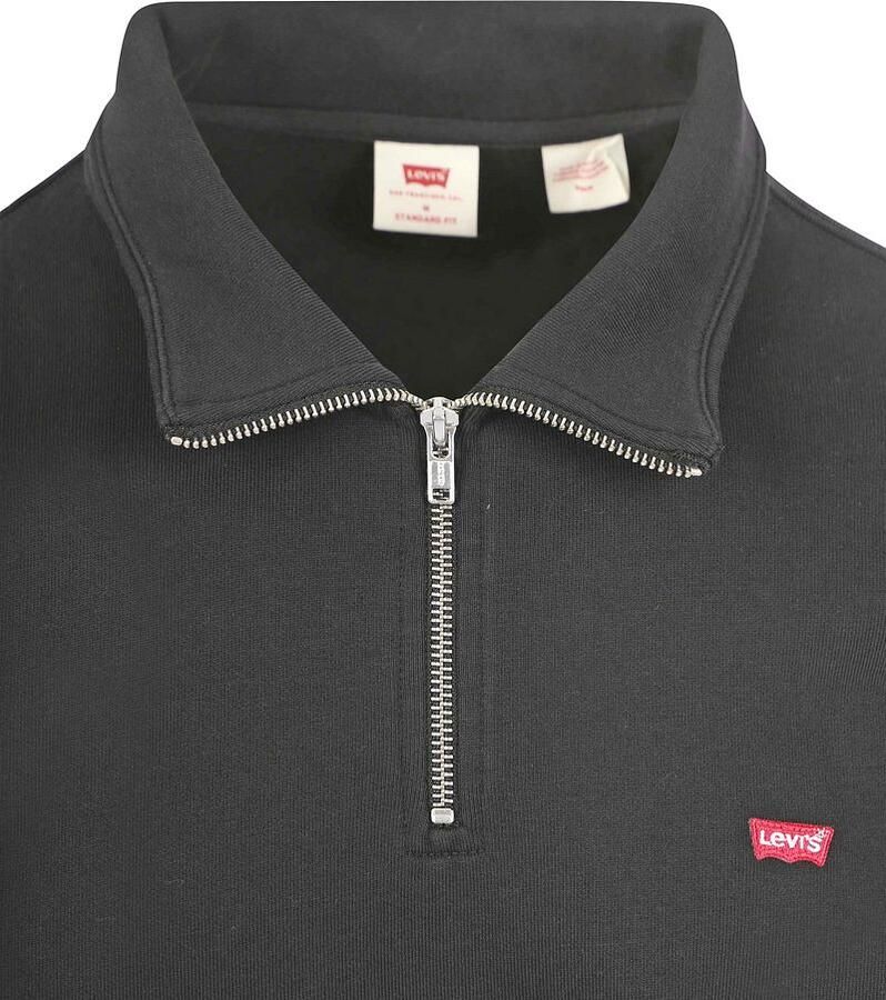 Levi's Sweatshirt ORIGINAL HM 1 4 ZIP met troyer-kraag en logo-borduring - Foto 7