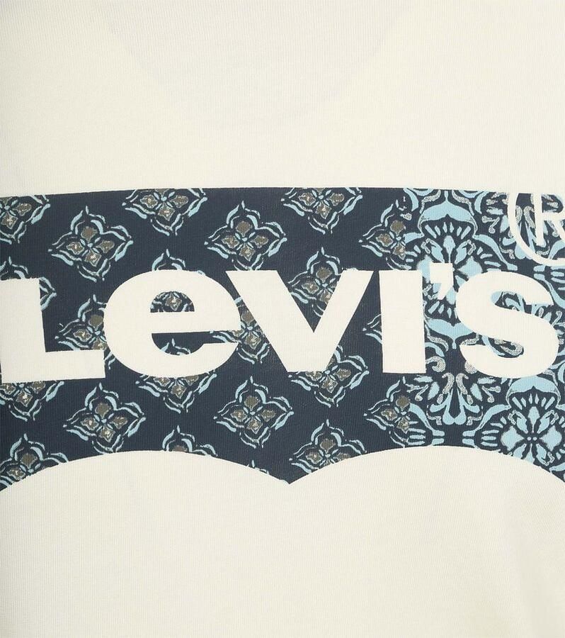 Levi's T-shirt Levis T-Shirt Graphic Logo Bandana Beige