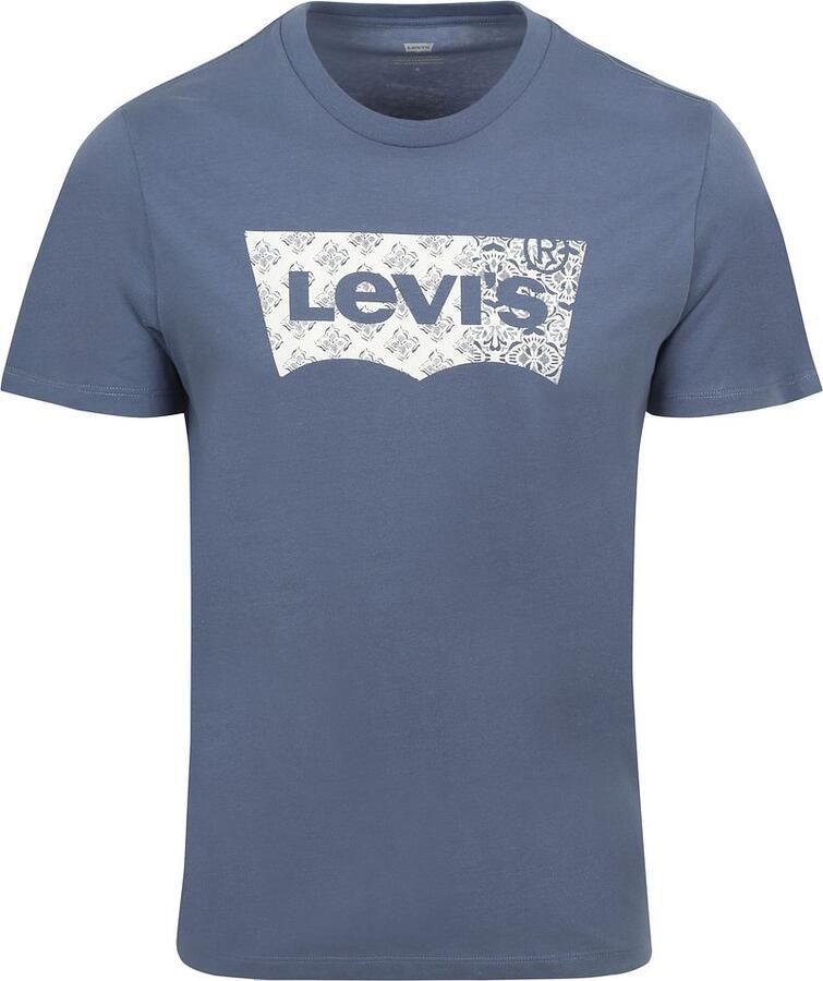 Levi's T-shirt Levis T-Shirt Graphic Logo Bandana Indigo - Foto 2