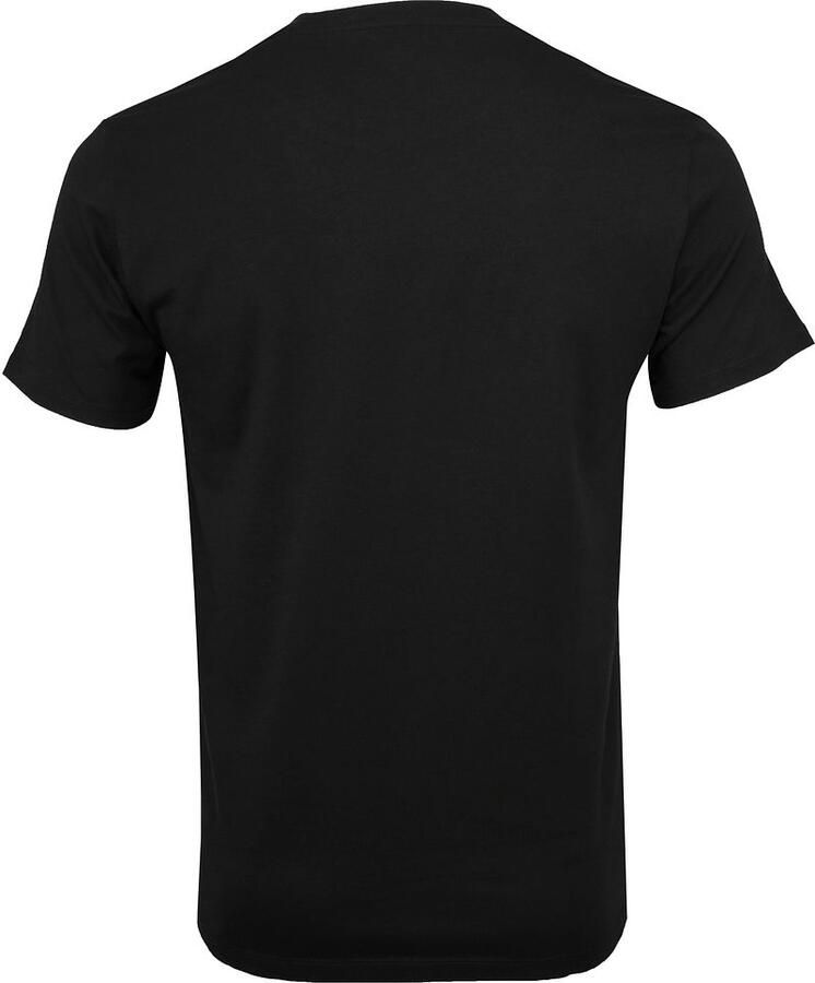 Levi's Iconisch Katoenen T-Shirt Zwart Rechte Pasvorm Korte Mouwen Black Heren - Foto 4