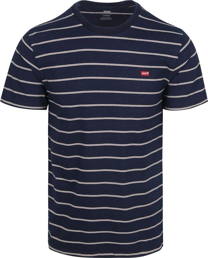 Levi's T-shirt Korte Mouw Levis 56605 0257 ORIGINAL TEE-TAPER STRIPE - Foto 2