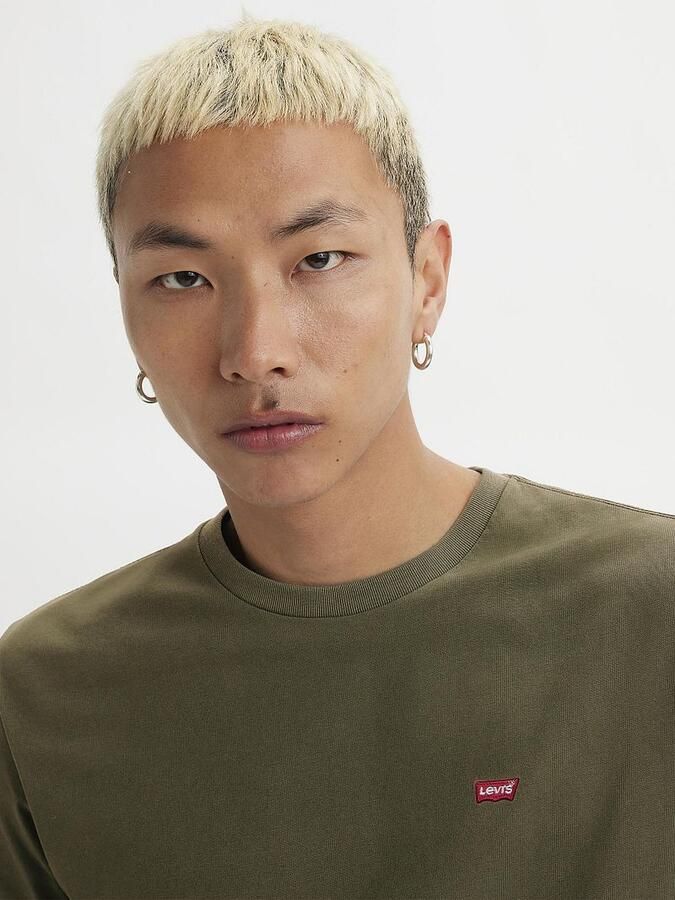 Levi's Heren T-shirt Korte Mouwen Groen 100% Katoen Green Heren - Foto 11