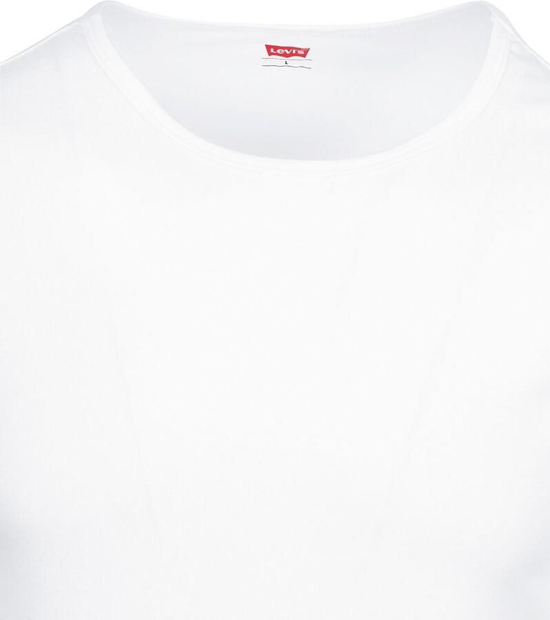 Levi's T-shirt Ronde hals korte mouw Cotton-Mix elastisch (Set van 2)