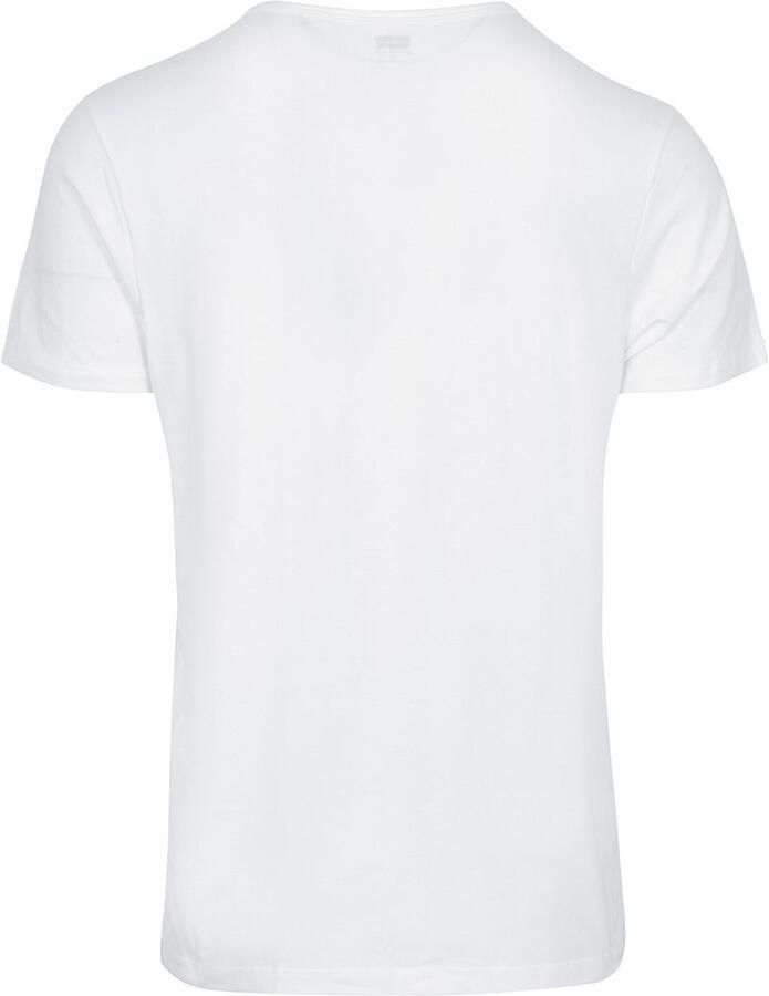 Levi's T-shirt Ronde hals korte mouw Cotton-Mix elastisch (Set van 2) - Foto 2