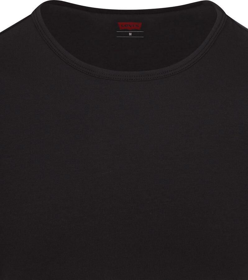 Levi's T-shirt Ronde hals korte mouw Cotton-Mix elastisch (Set van 2) - Foto 3