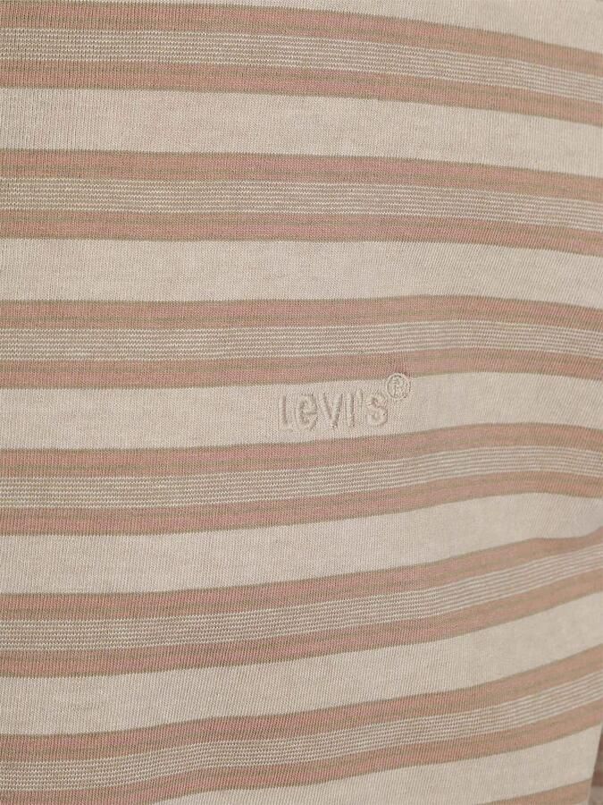 Levi's T-shirt Korte Mouw Levis T-Shirt Streep Vintage Kaki - Foto 7