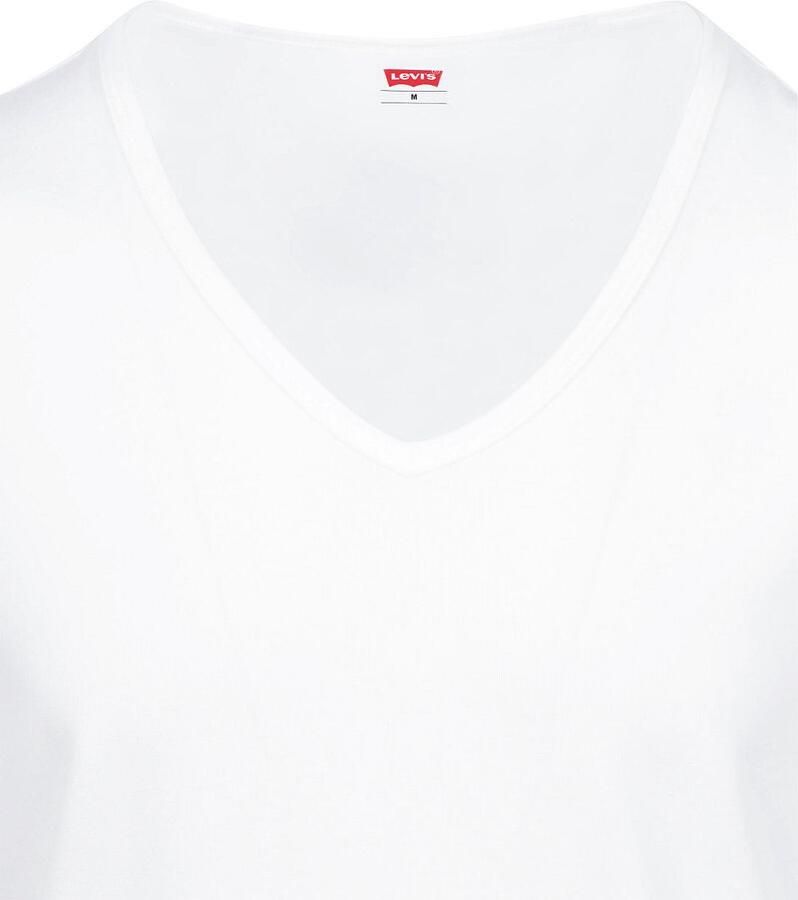 Levi's T-shirt met v-hals (set 2-delig Set van 2 Set van 2) - Foto 2