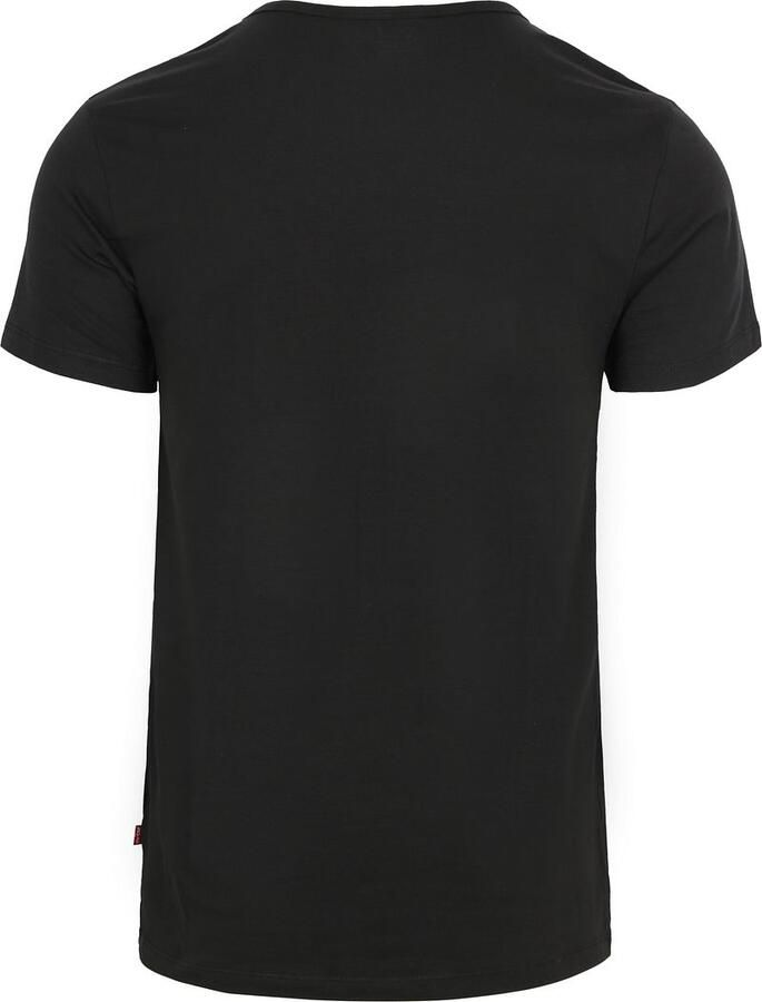 Levi's T-shirt V-Neck Zwart 2Pack - Foto 2