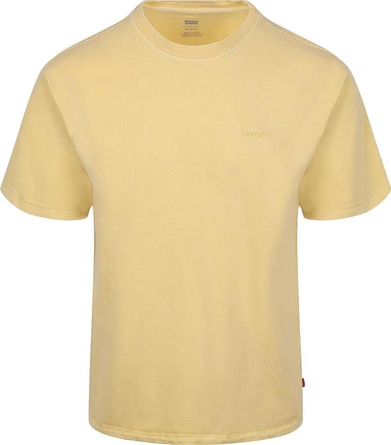 Levi's T-shirt Korte Mouw Levis T-Shirt Vintage Geel - Foto 3