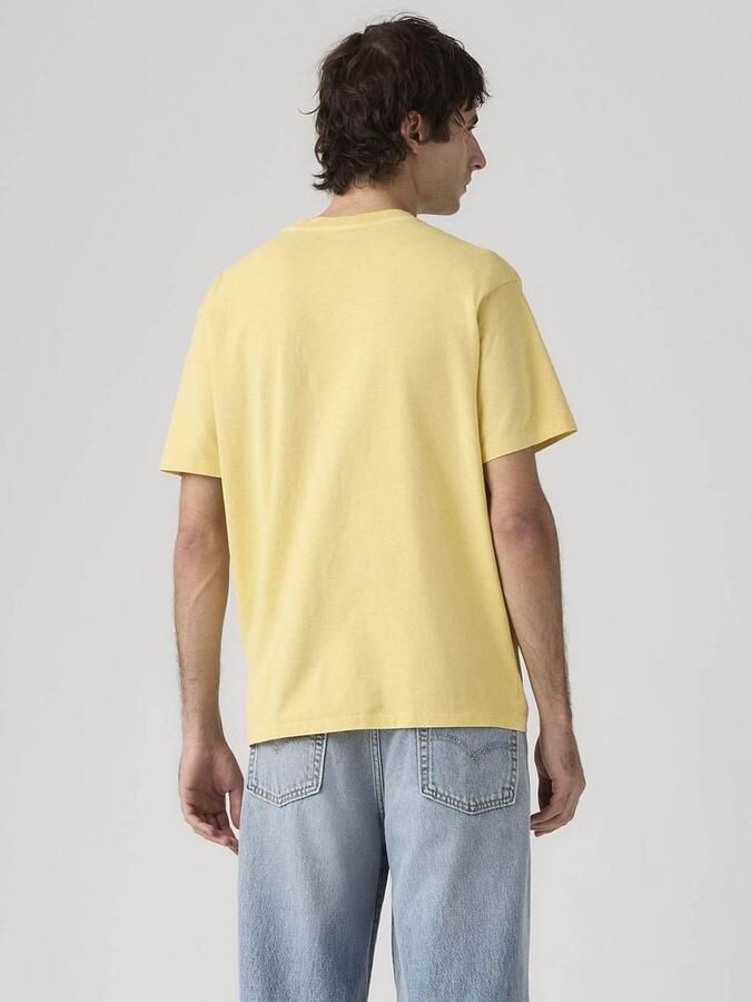 Levi's T-shirt Korte Mouw Levis T-Shirt Vintage Geel - Foto 5