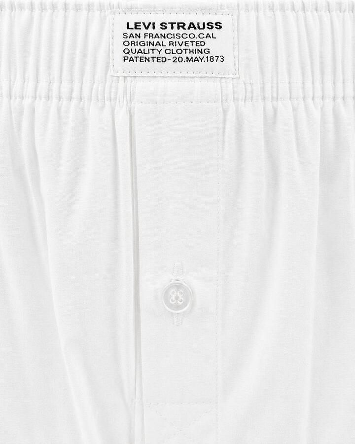 Levi's Boxers Levis Woven Boxershorts 2-Pack Blauw Wit - Foto 4