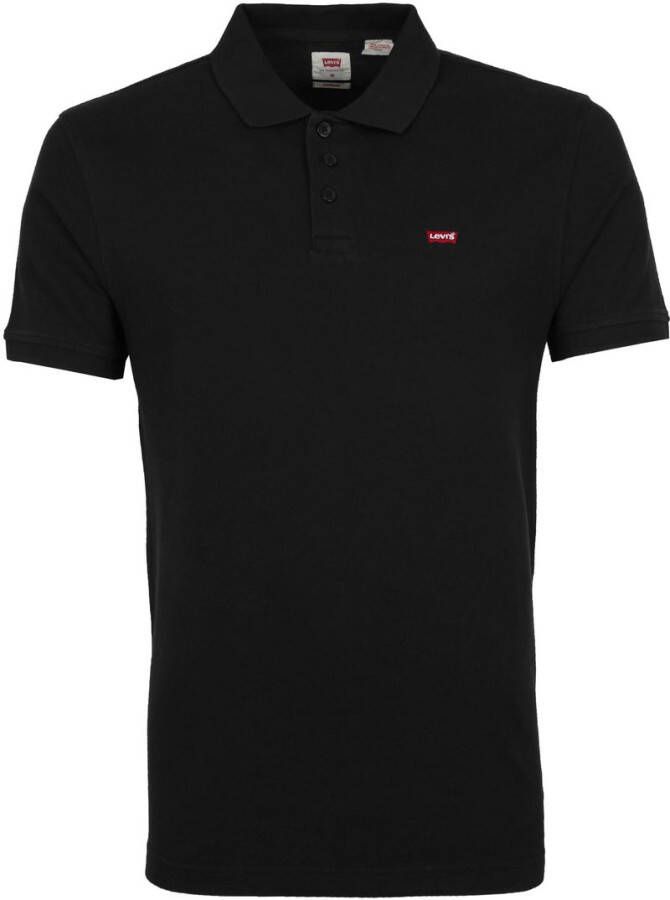 Levi's Pique Polo Zwart