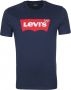 Levi's Blauwe Logo Tee Klassieke Crew Neck Blue Heren - Thumbnail 4