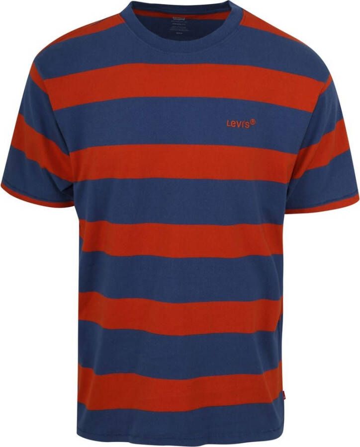 Levi's T-Shirt Graphic Streep Rood