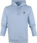 LYLE & SCOTT Heren Truien & Vesten Pullover Hoodie Lichtblauw - Thumbnail 4