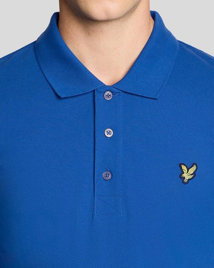 Lyle & Scott Blauw Poloshirt korte mouw Blue Heren - Foto 5