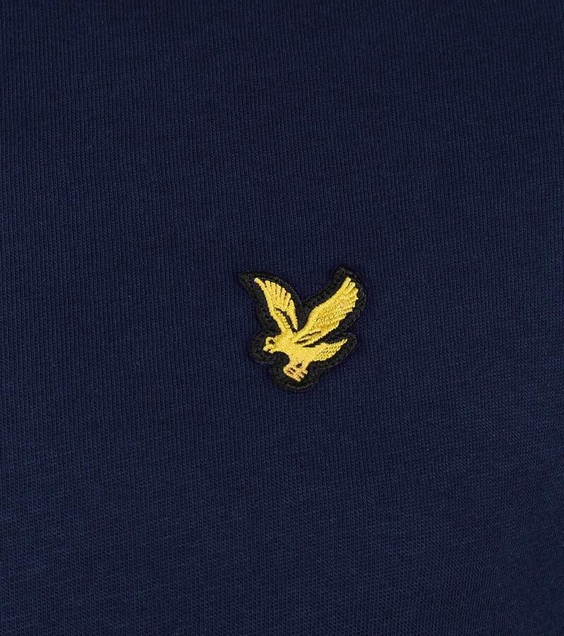 Lyle & Scott Plain T-shirt Donkerblauw Ts400Vog Blauw Heren - Foto 5