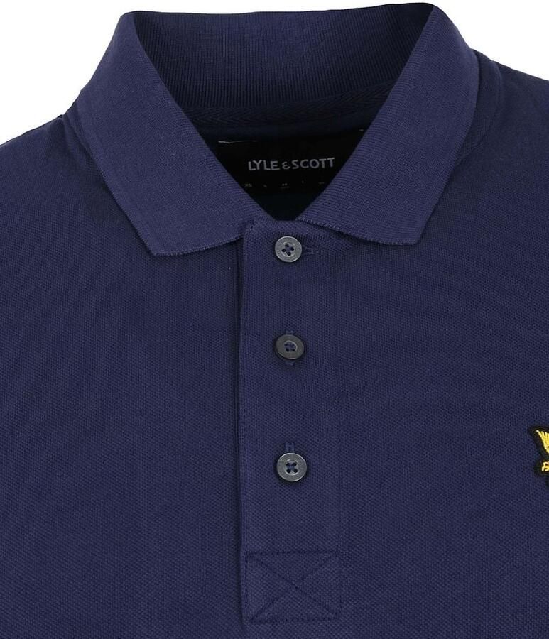 Lyle & Scott Polo Shirt Korte Mouw Lyle & Scott Effen poloshirt van biologisch katoen - Foto 4