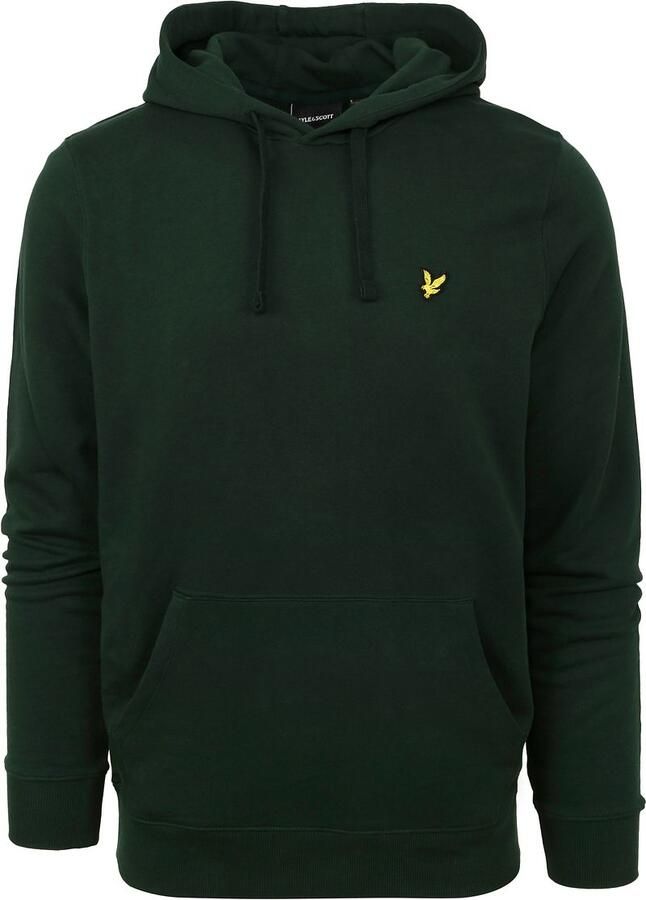 Lyle & Scott Sweater Lyle & Scott ML416VOG PULLOVER HOODIE-W486 DARK GREEN - Foto 2
