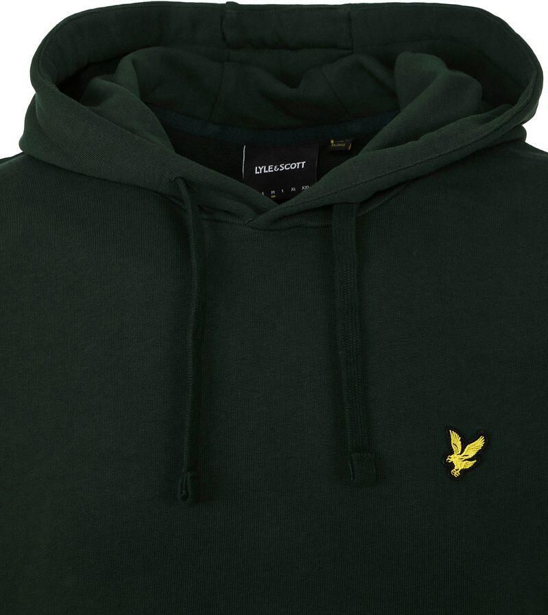 Lyle & Scott Sweater Lyle & Scott ML416VOG PULLOVER HOODIE-W486 DARK GREEN - Foto 3
