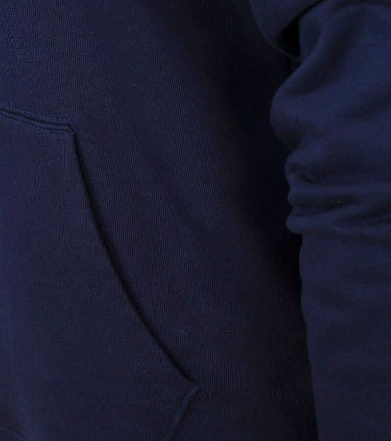 Lyle & Scott Klassieke Navy Hoodie met Kangaroo Zak Blue Heren