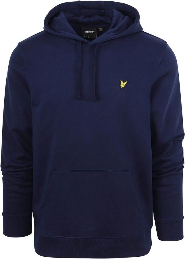 Lyle & Scott Capuchon sweaters Lyle & Scott ML416VOG PULLOVER HOODIE-Z271 DARK NAVY