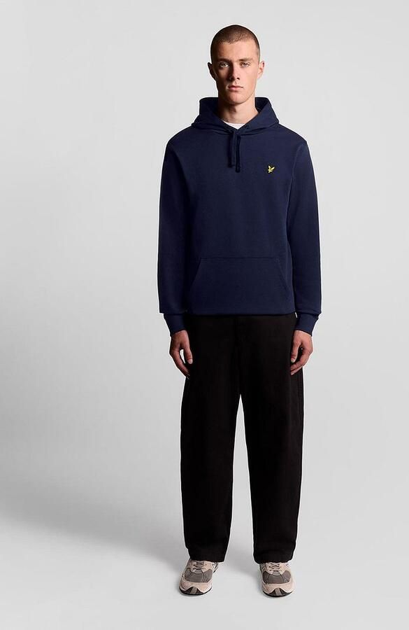 Lyle & Scott Klassieke Navy Hoodie met Kangaroo Zak Blue Heren - Foto 12