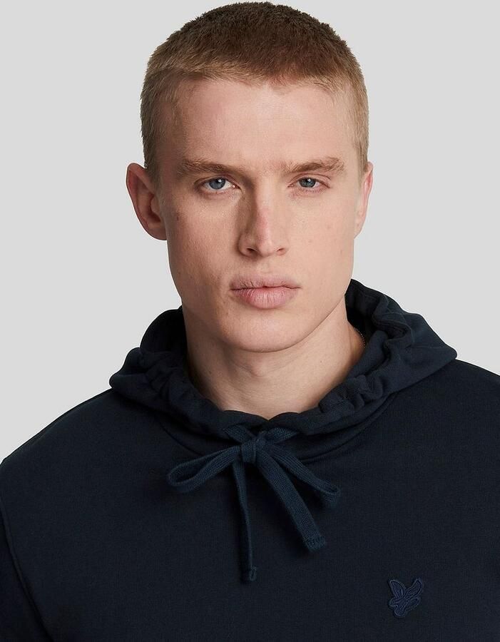 Lyle & Scott Sweater Lyle & Scott ML416TON TONAL PULLOVER HOODIE-Z27. DARK NAVY - Foto 2