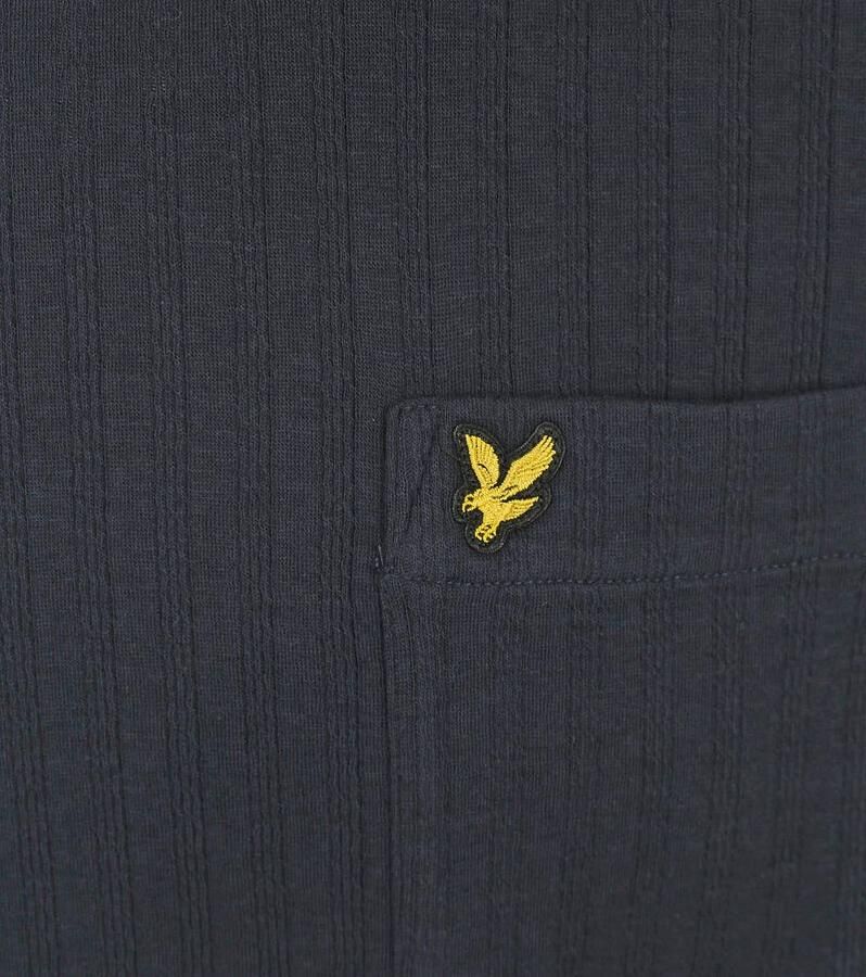 Lyle and Scott Knitted T-shirt Navy - Foto 2