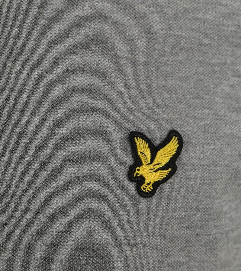 Lyle & Scott T-shirt Lyle & Scott Longsleeve Polo Grijs - Foto 4