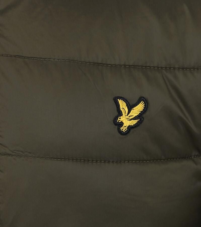 Lyle & Scott Gewatteerde jas met capuchon en logo borduursel Black Heren - Foto 3