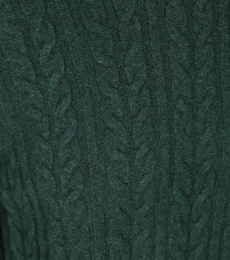 Lyle and Scott Lyle & Scott Cable Pullover Donkergroen - Foto 2