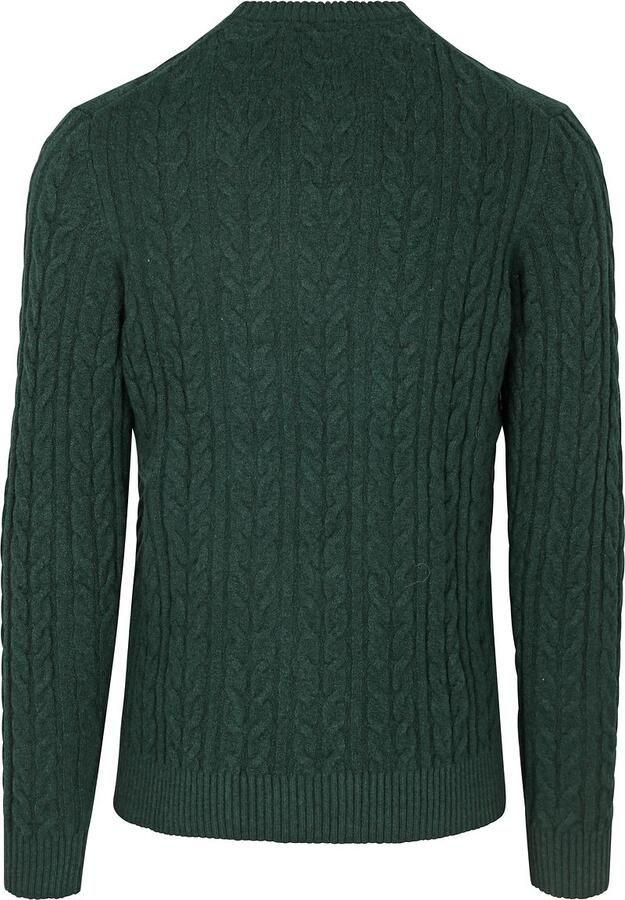 Lyle and Scott Lyle & Scott Cable Pullover Donkergroen - Foto 3