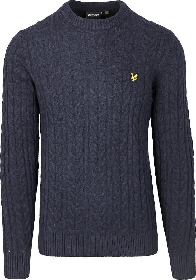 Lyle & Scott Blauwe Trui Lange Mouwen Blue Heren - Foto 2