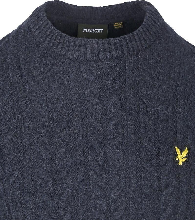 Lyle & Scott Blauwe Trui Lange Mouwen Blue Heren - Foto 3