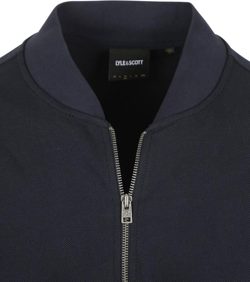 Lyle and Scott Lyle & Scott Cardigan Bomber Dark Navy - Foto 2