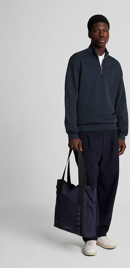 Lyle and Scott Lyle & Scott Half Zip Pullover Tonal Navy - Foto 4