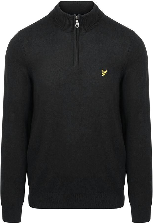 Lyle and Scott Lyle & Scott Half Zip Pullover Zwart