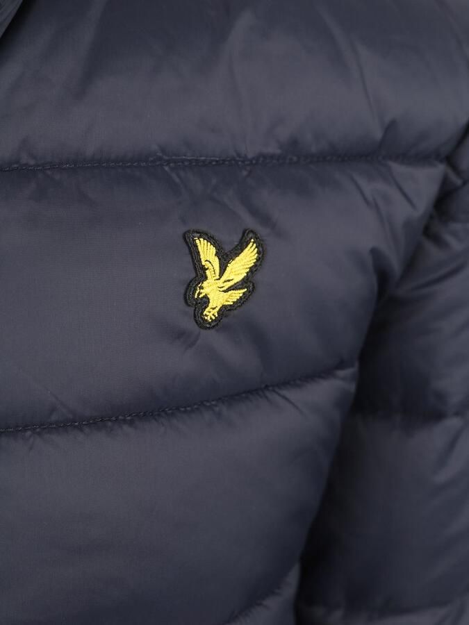 Lyle & Scott Gewatteerde jas met opstaande kraag Blue Heren